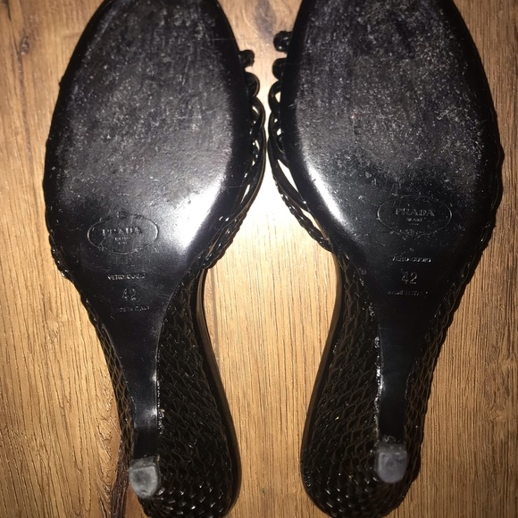 Black Prada Slides size 42 - Picture 5 of 6